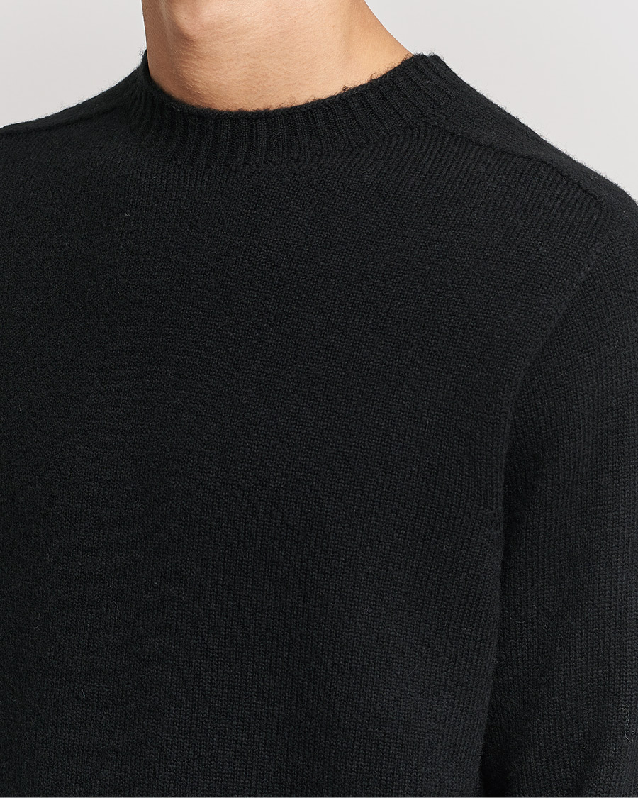 Homme | Pulls Et Tricots | NN07 | Nathan Brushed Wool Knitted Sweater Black