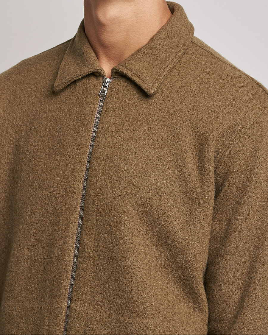 Homme | Pulls Et Tricots | NN07 | Ivan Boiled Wool Full Zip Pyramid