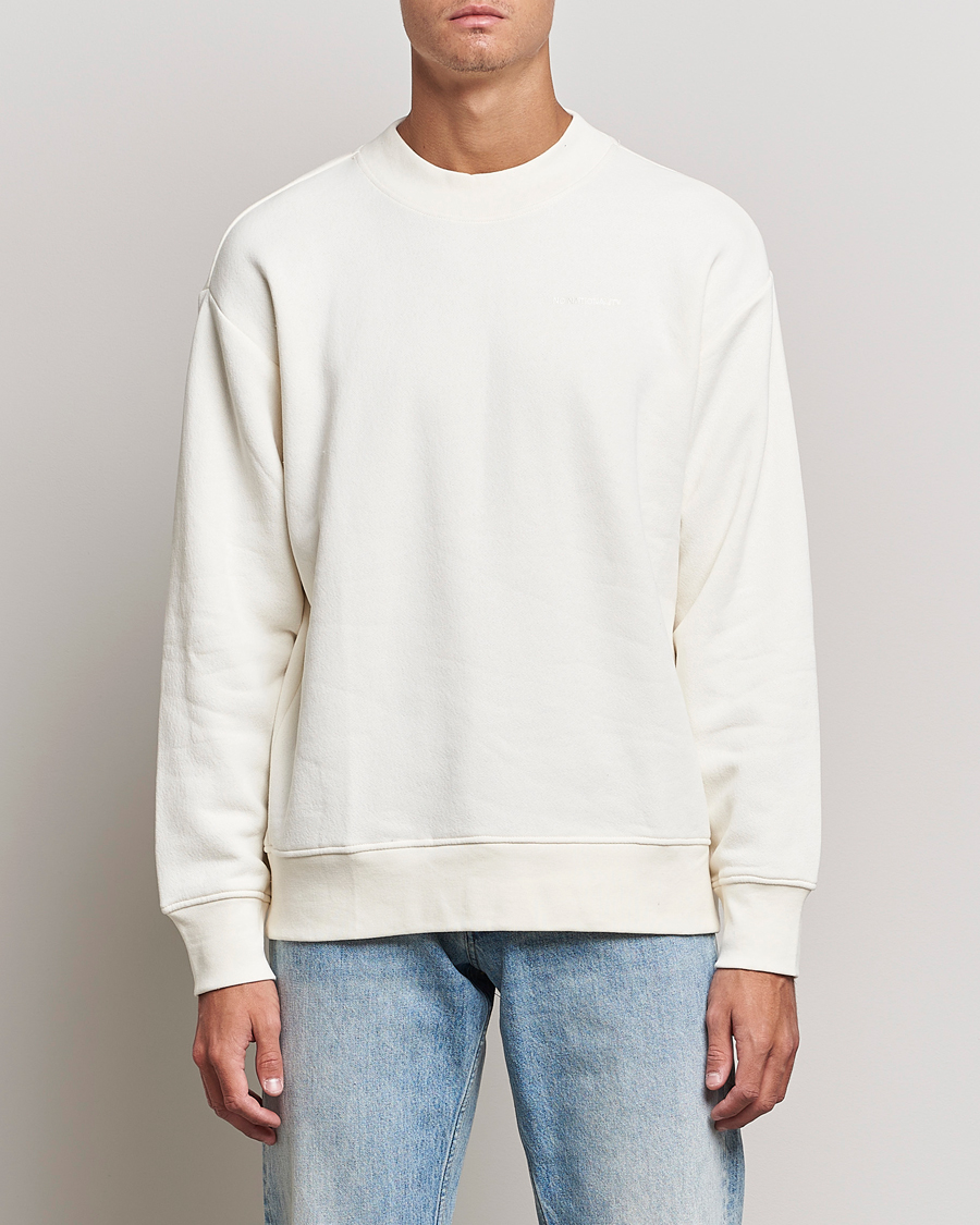 Homme | Pulls Et Tricots | NN07 | Briggs Mock Neck Sweater Ecru