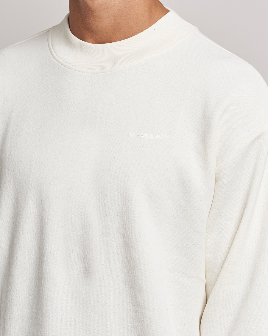 Homme | Pulls Et Tricots | NN07 | Briggs Mock Neck Sweater Ecru