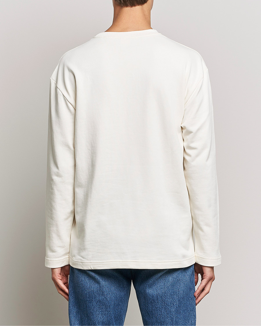 Homme | T-shirts | NN07 | Alan Heavy Logo Long Sleeve T-Shirt Off White