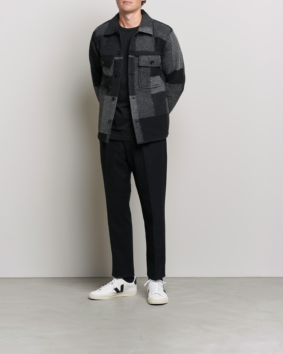 Homme | Manteaux Et Vestes | NN07 | Wilas Checked Flight Jacket Black