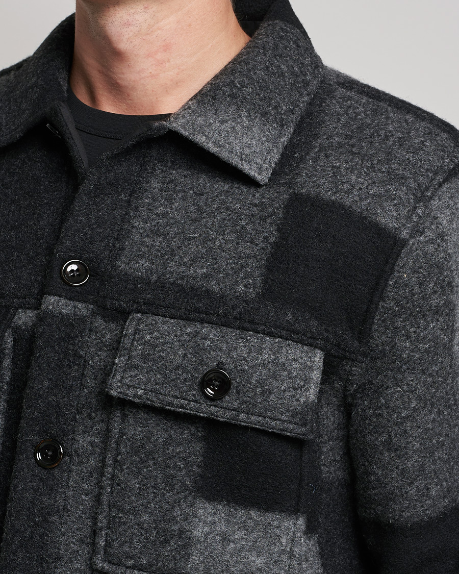 Homme | Manteaux Et Vestes | NN07 | Wilas Checked Flight Jacket Black