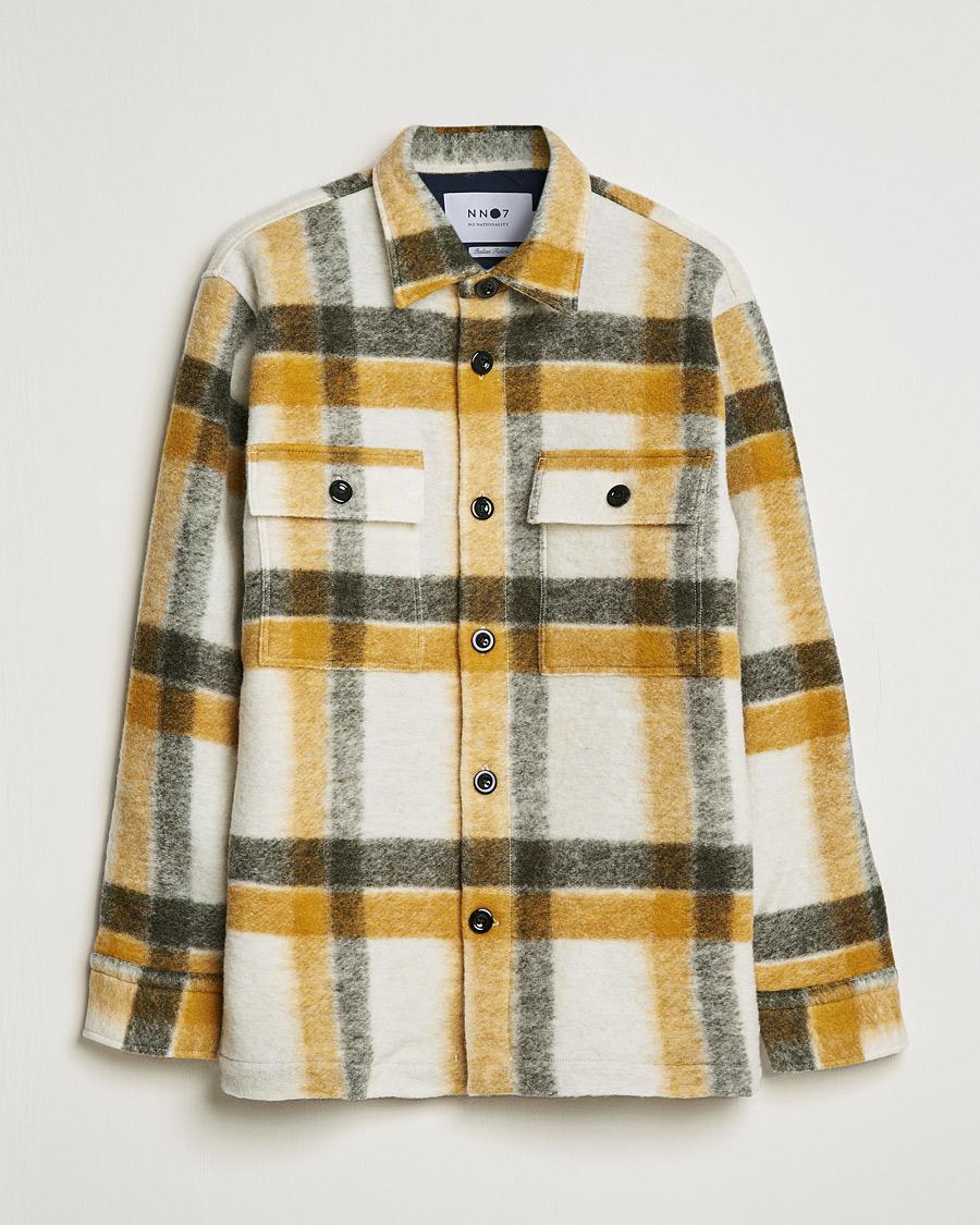 Homme | Manteaux Et Vestes | NN07 | Soren Checked Jacket Yellow Multi