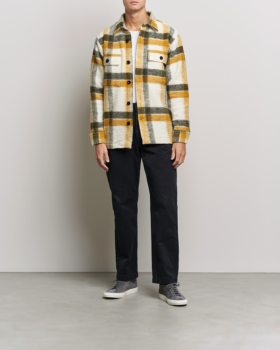 Homme | Manteaux Et Vestes | NN07 | Soren Checked Jacket Yellow Multi