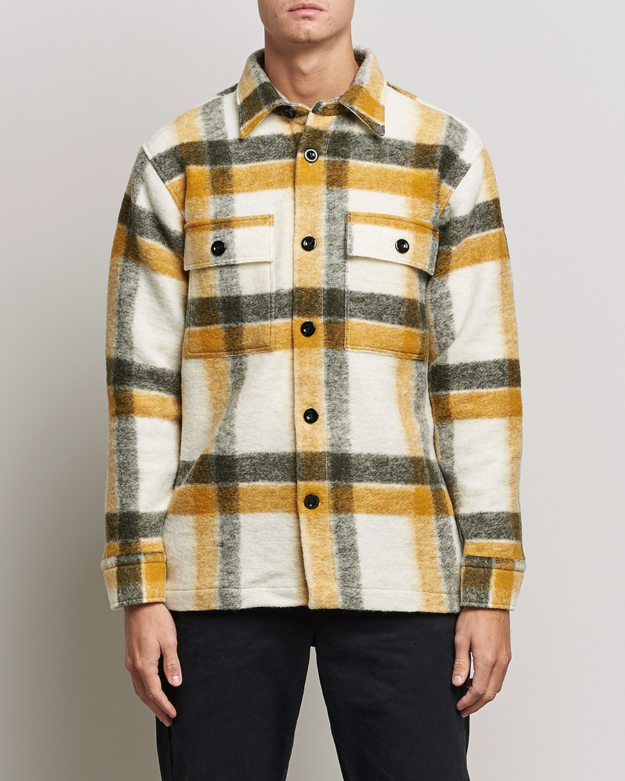 Homme | Manteaux Et Vestes | NN07 | Soren Checked Jacket Yellow Multi
