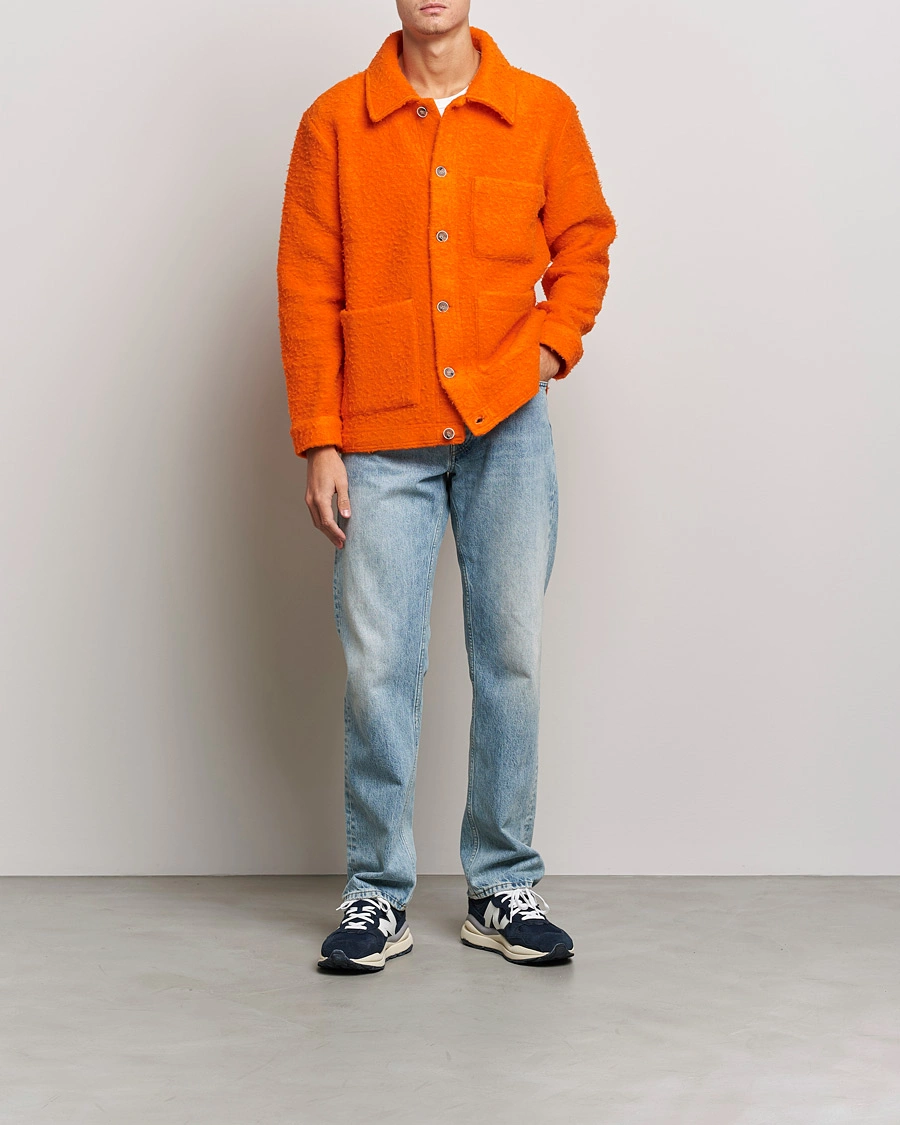 Homme | Pulls Et Tricots | NN07 | Olav Fleece Jacket Bright Orange