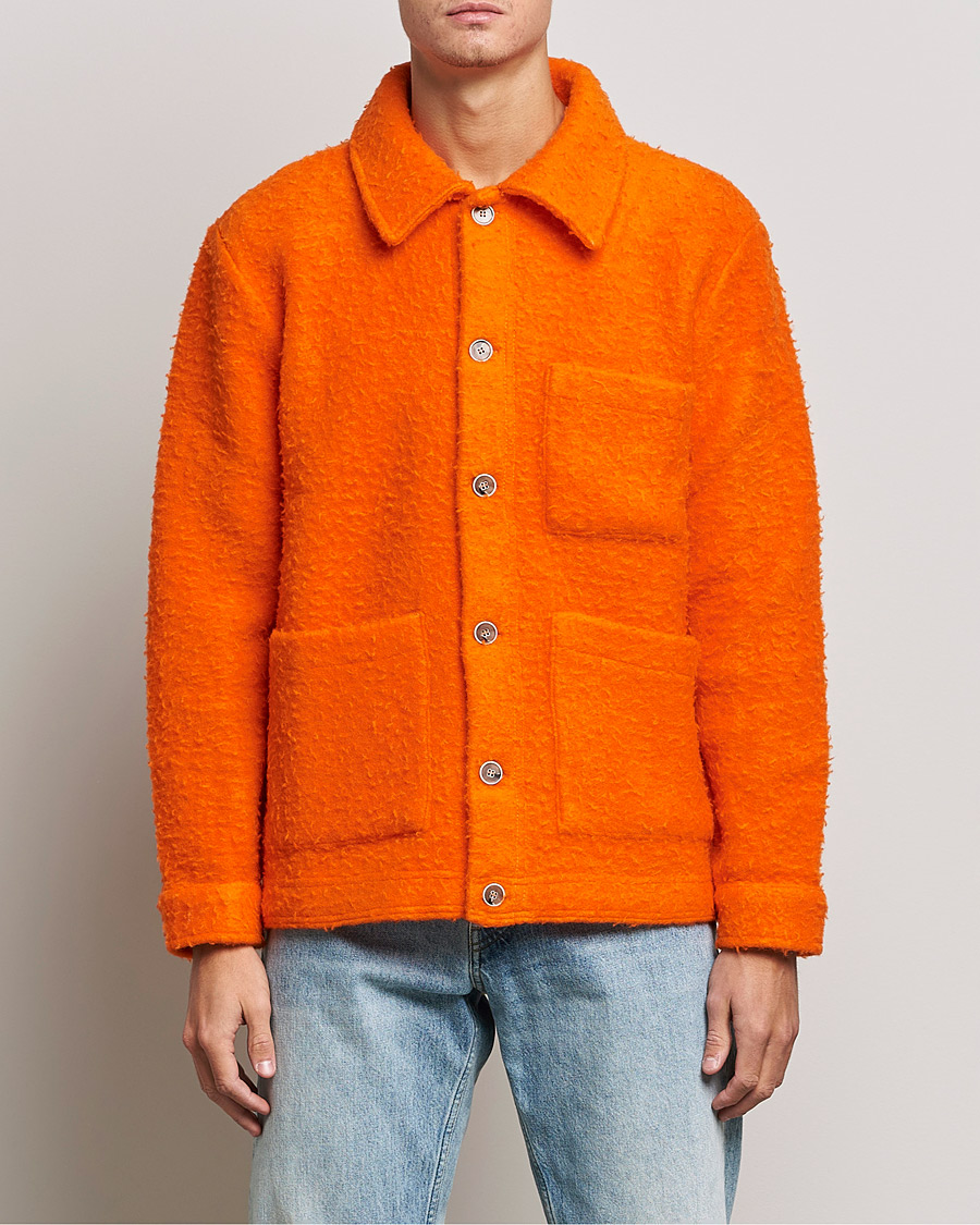 Homme | Pulls Et Tricots | NN07 | Olav Fleece Jacket Bright Orange