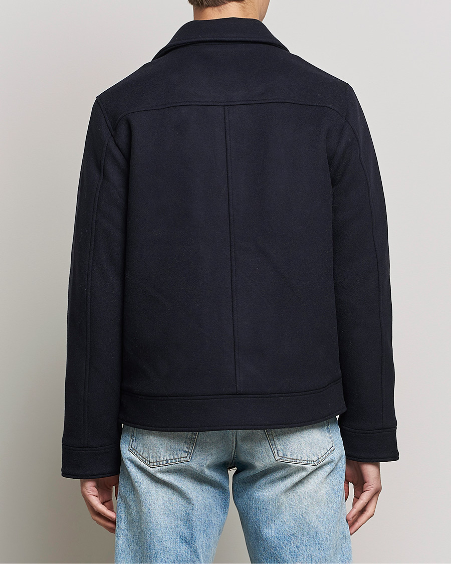 Homme | Manteaux Et Vestes | NN07 | Julius Wool Flight Jacket Navy