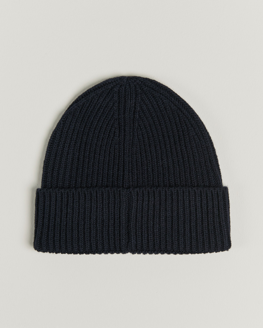 Homme | NN07 Bob Logo Beanie Navy | NN07 | Bob Logo Beanie Navy