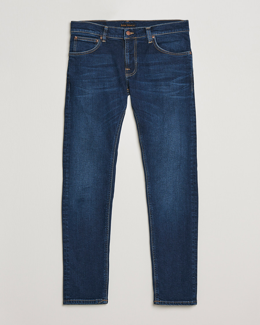 Homme | Jeans | Nudie Jeans | Tight Terry Jeans Dark Steel