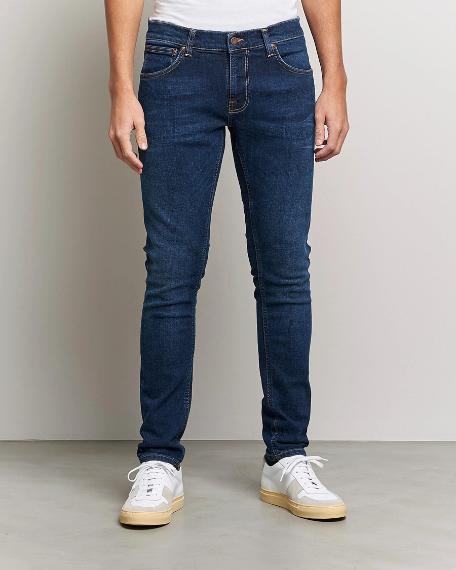Homme | Jeans | Nudie Jeans | Tight Terry Jeans Dark Steel