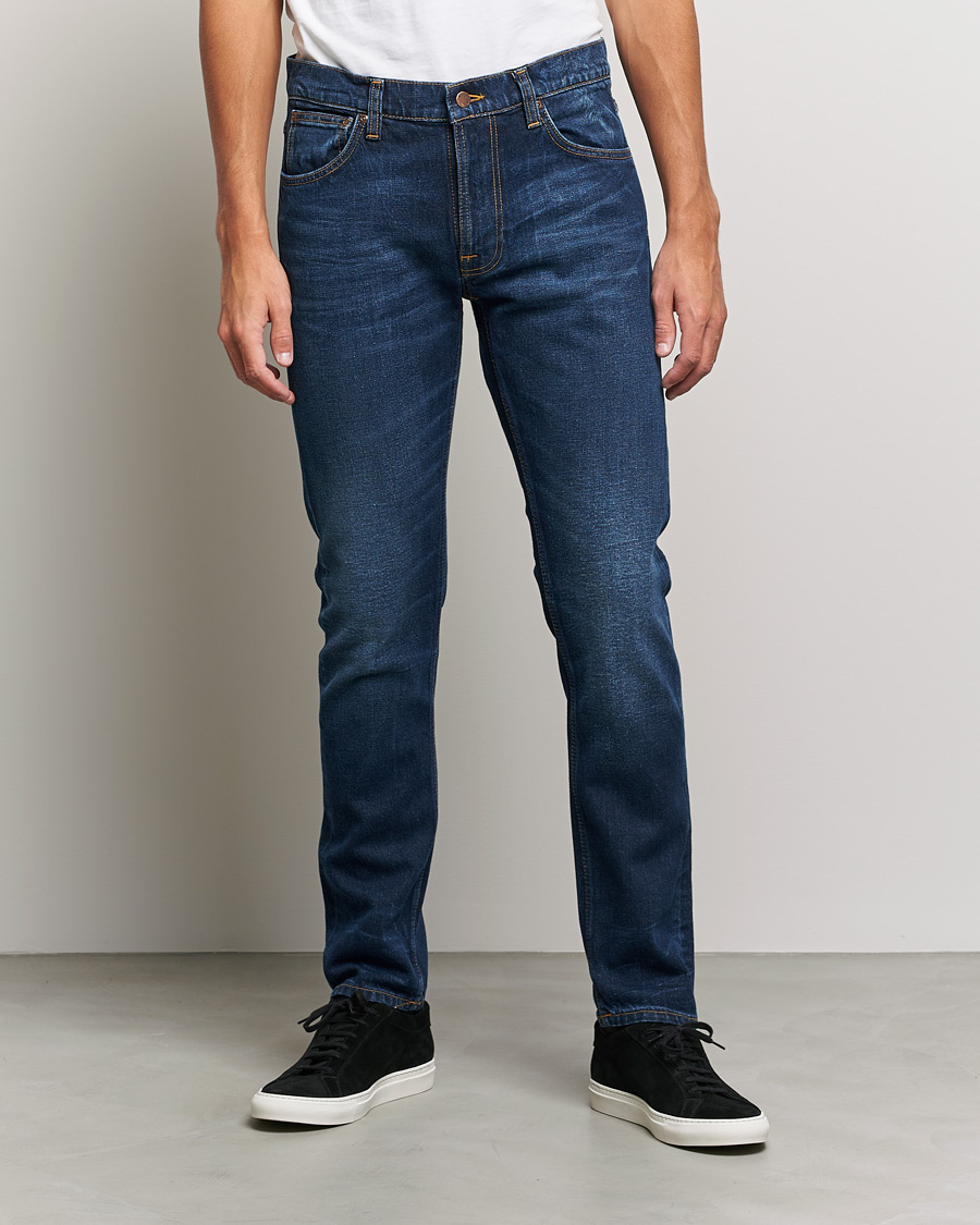 Homme | Jeans | Nudie Jeans | Lean Dean Organic Jeans Blue Thunder