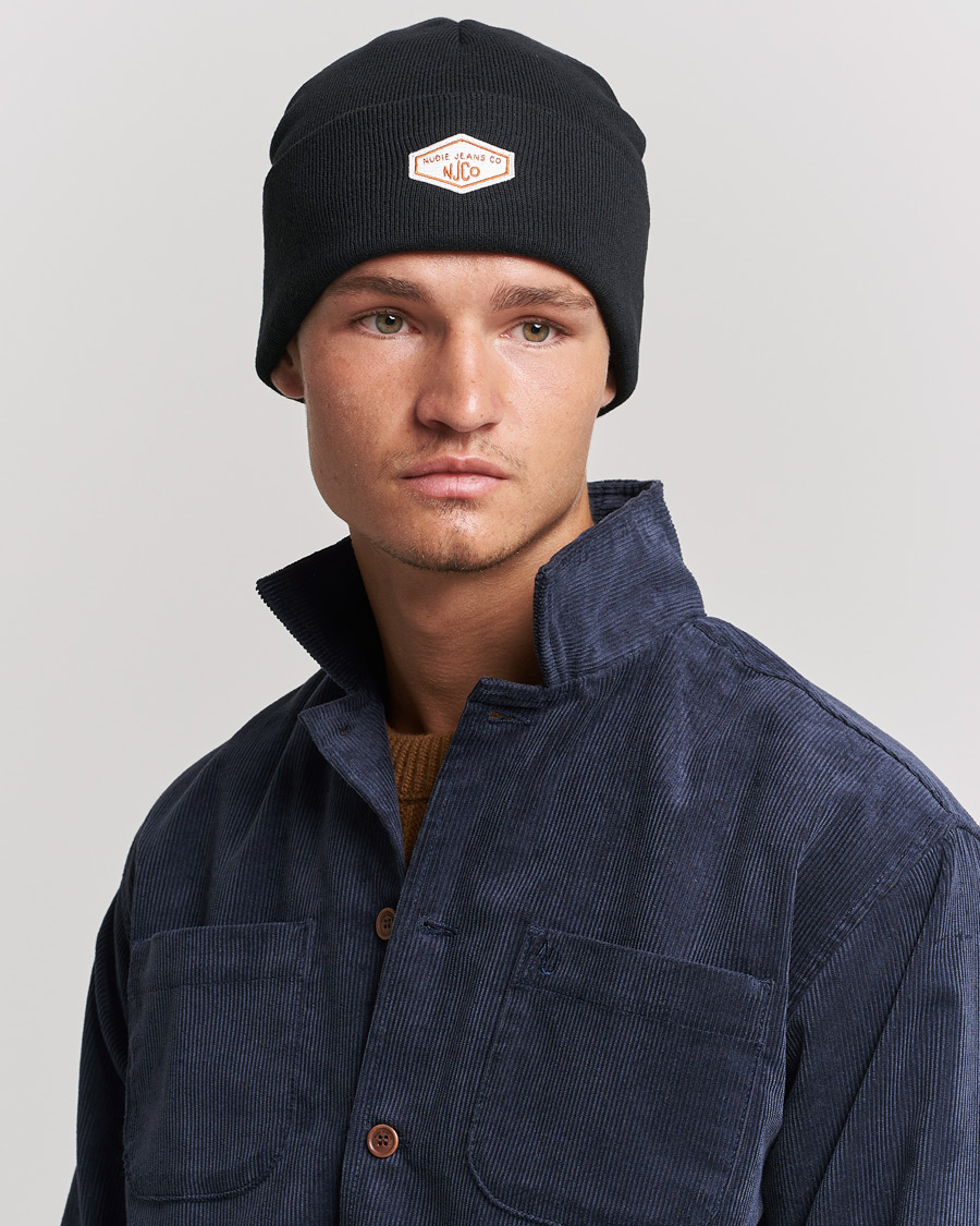 Homme | Nudie Jeans Falksson Beanie Black | Nudie Jeans | Falksson Beanie Black