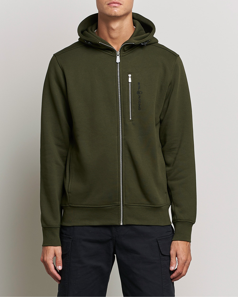 Homme | Pulls Et Tricots | Sail Racing | Bowman Zip Hood Dark Forest