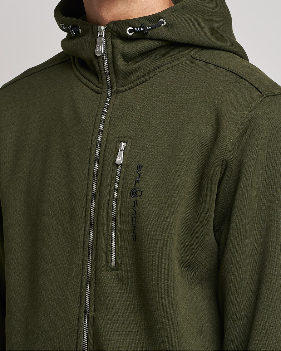Homme | Pulls Et Tricots | Sail Racing | Bowman Zip Hood Dark Forest