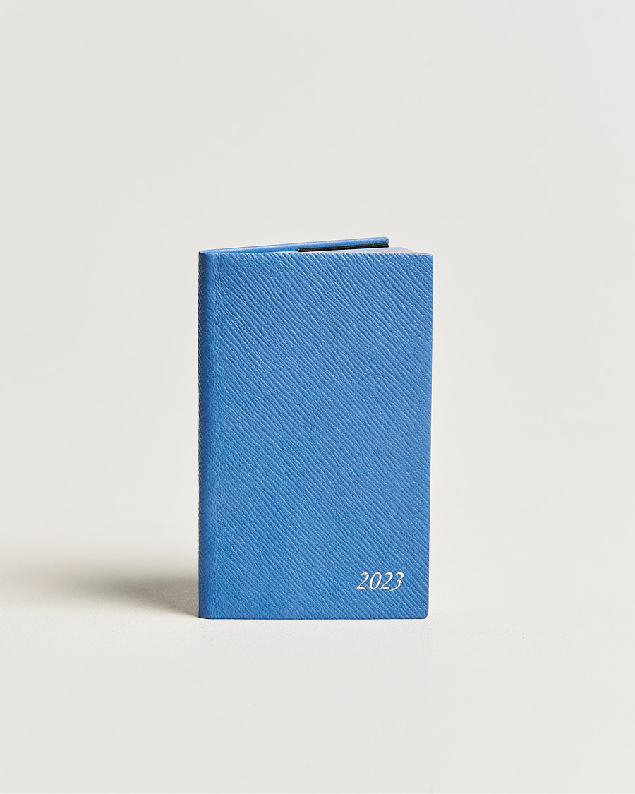 Homme | Smythson Panama Crossgrain Diaries 2023 Nile Blue | Smythson | Panama Crossgrain Diaries 2023 Nile Blue