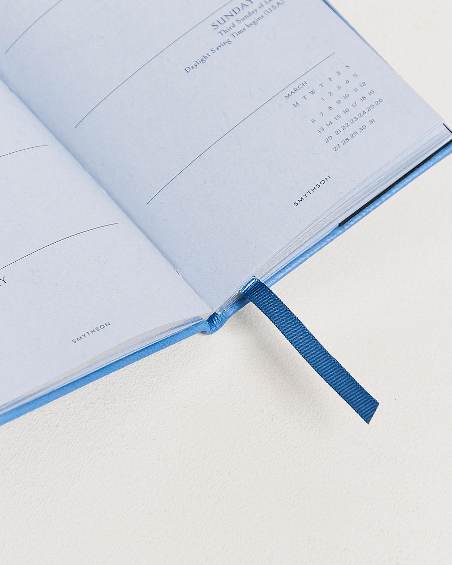Homme | Smythson Panama Crossgrain Diaries 2023 Nile Blue | Smythson | Panama Crossgrain Diaries 2023 Nile Blue