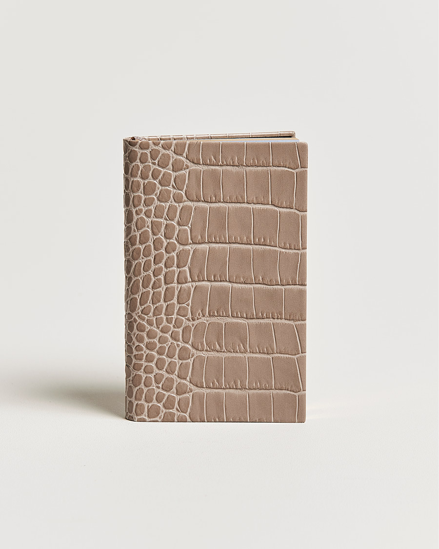 Homme | Smythson Mara Leather Notebook Taupe | Smythson | Mara Leather Notebook Taupe