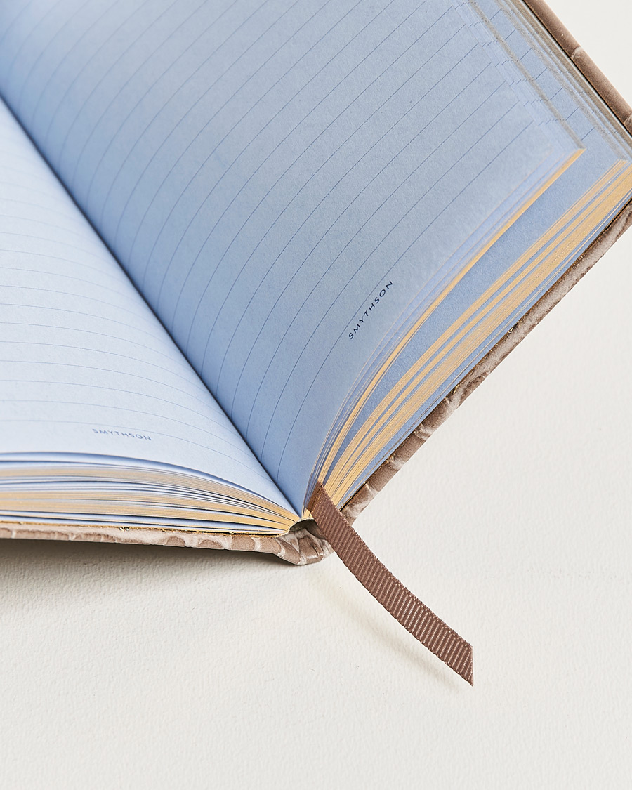 Homme | Smythson Mara Leather Notebook Taupe | Smythson | Mara Leather Notebook Taupe