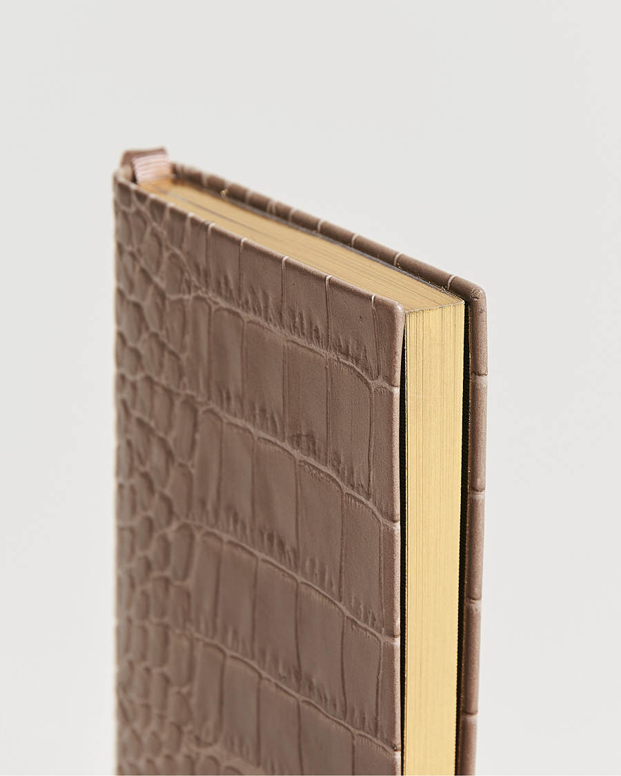 Homme | Smythson Mara Leather Notebook Taupe | Smythson | Mara Leather Notebook Taupe