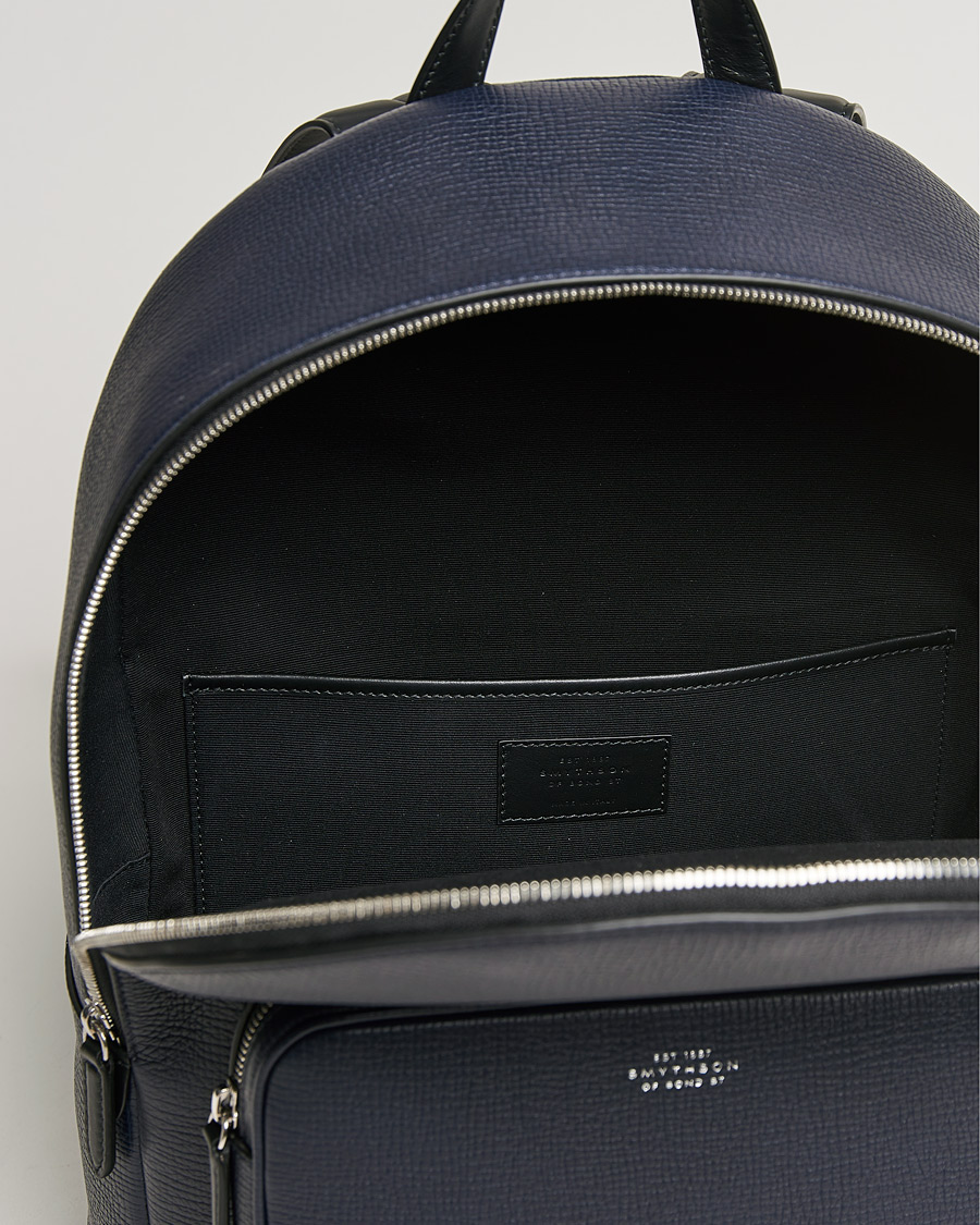 Homme | Smythson Ludlow Everyday Backpack Navy | Smythson | Ludlow Everyday Backpack Navy