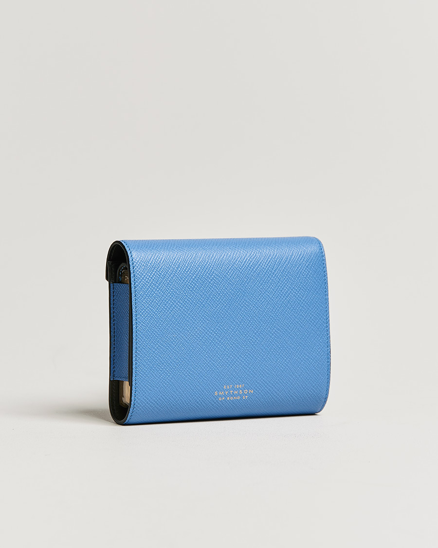 Homme | Smythson Double Playing Case Nile Blue | Smythson | Double Playing Case Nile Blue
