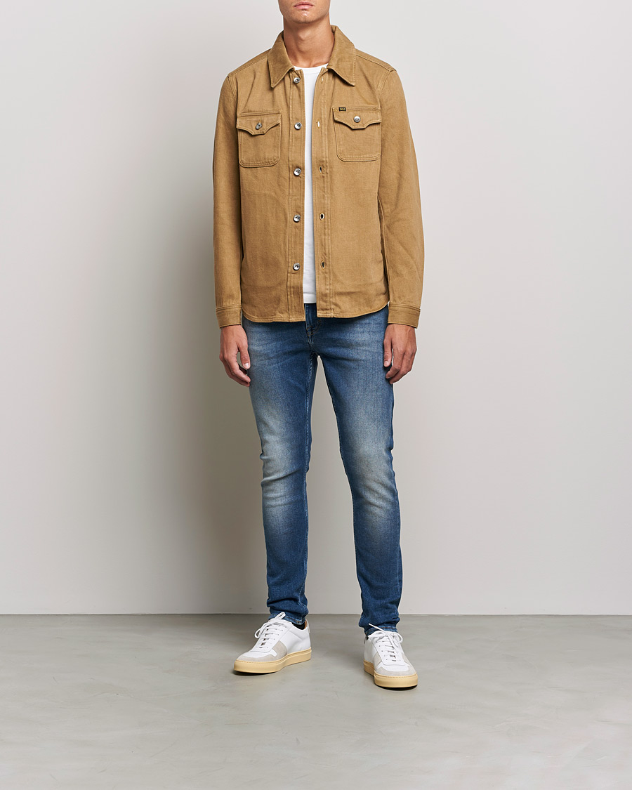 Homme | Manteaux Et Vestes | Tiger of Sweden | Get Denim Jacket Light Camel