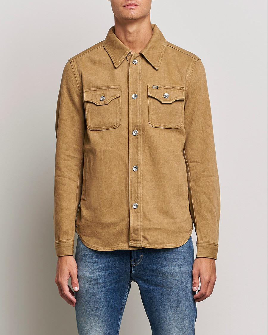Homme | Manteaux Et Vestes | Tiger of Sweden | Get Denim Jacket Light Camel