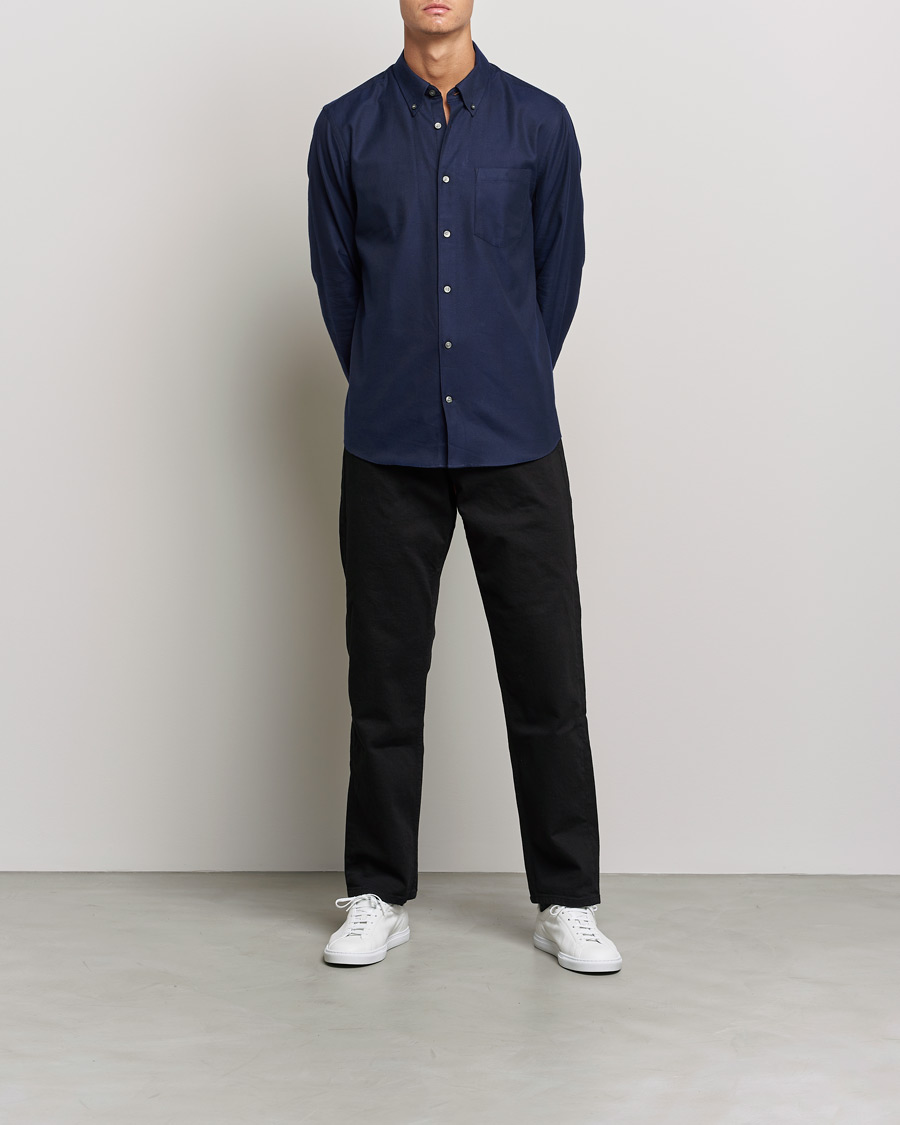 Homme | Chemises | Tiger of Sweden | Sankt Cotton Shirt Light Ink