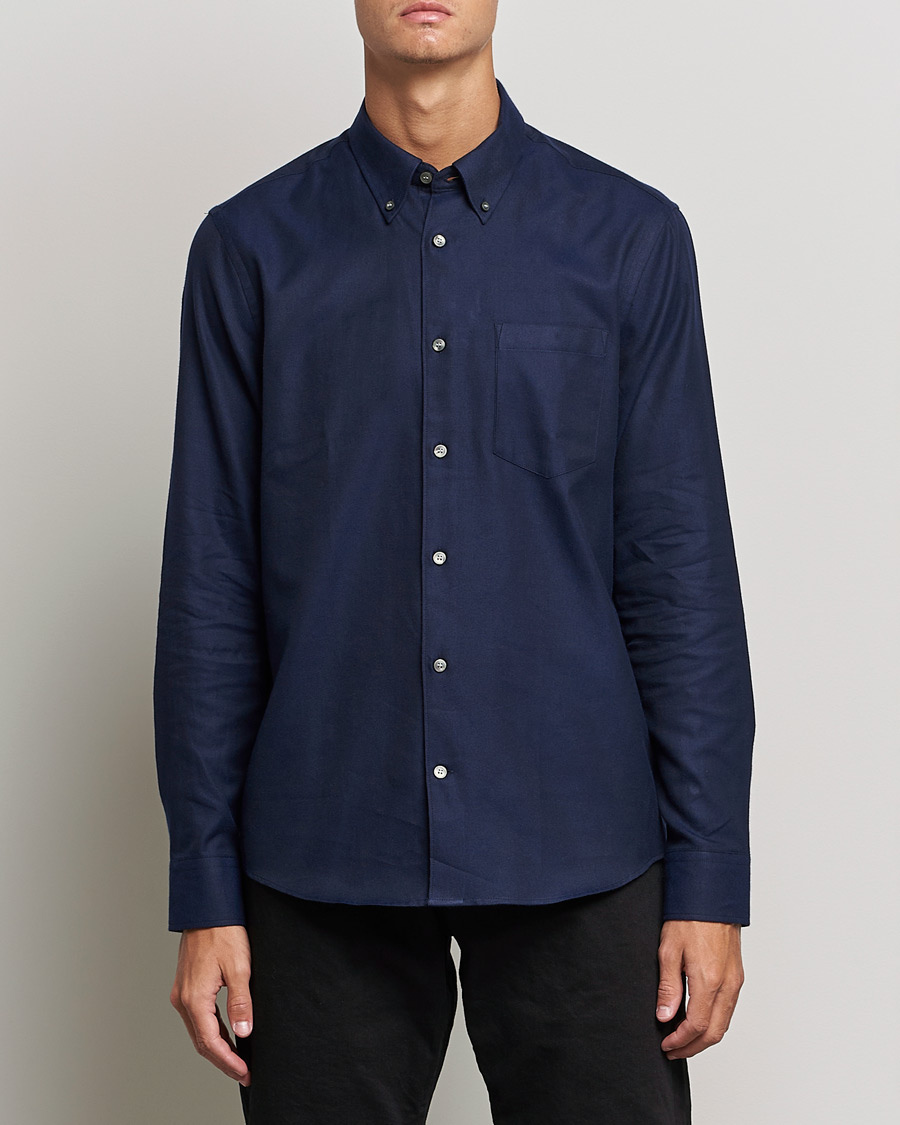 Homme | Chemises | Tiger of Sweden | Sankt Cotton Shirt Light Ink