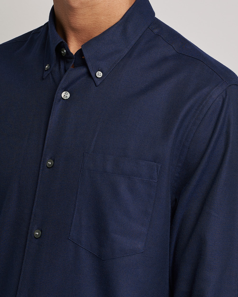Homme | Chemises | Tiger of Sweden | Sankt Cotton Shirt Light Ink