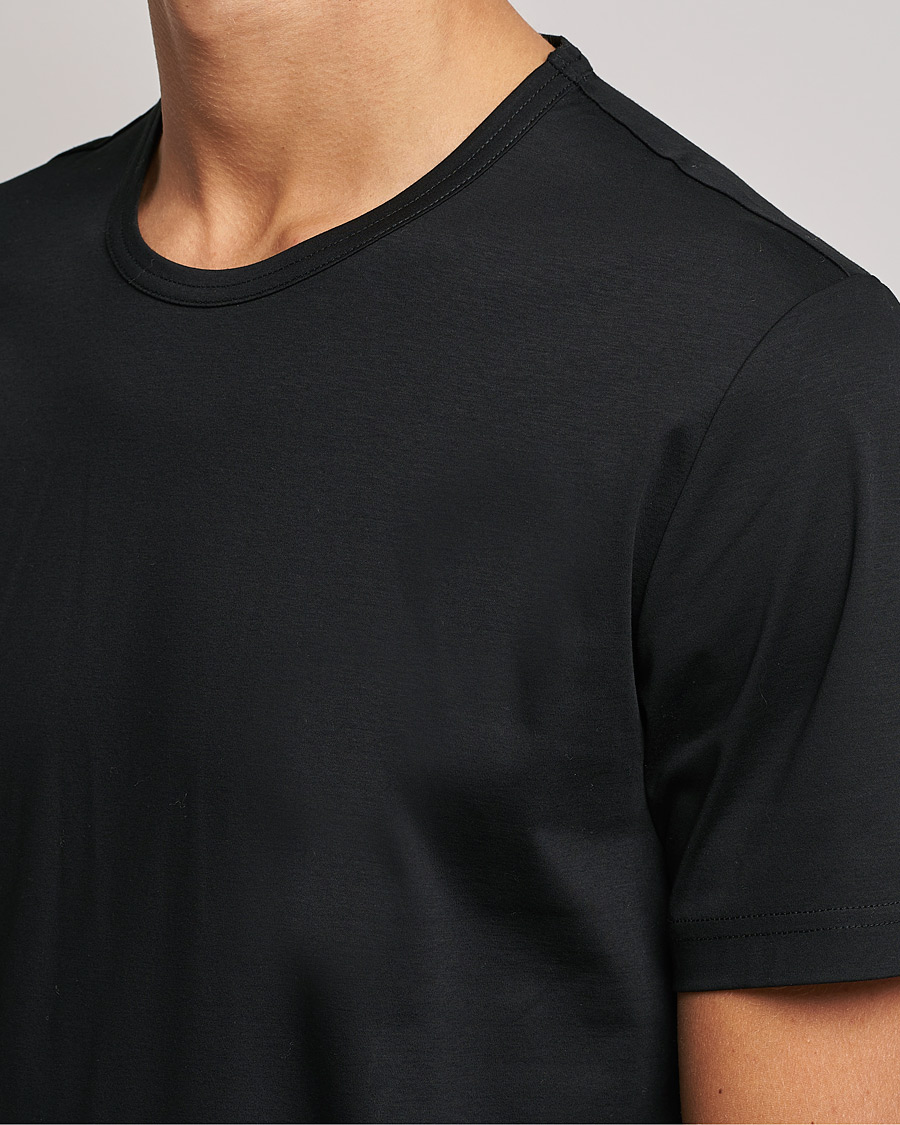 Homme | T-shirts | Tiger of Sweden | Olaf Mercerized Cotton Tee Black