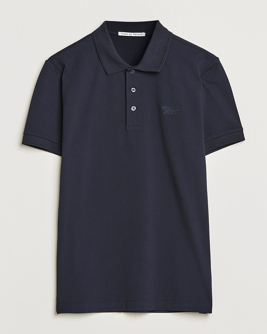 Homme | Pulls Et Tricots | Tiger of Sweden | Darios Long Sleeve Piqué Light Ink