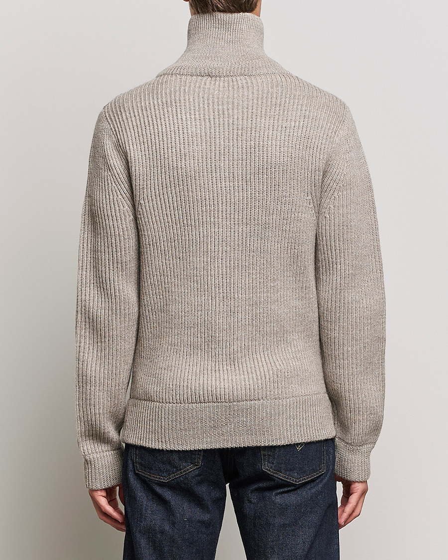 Homme | Pulls Et Tricots | Tiger of Sweden | Nyman Wool Zip Cardigan Moon Stone