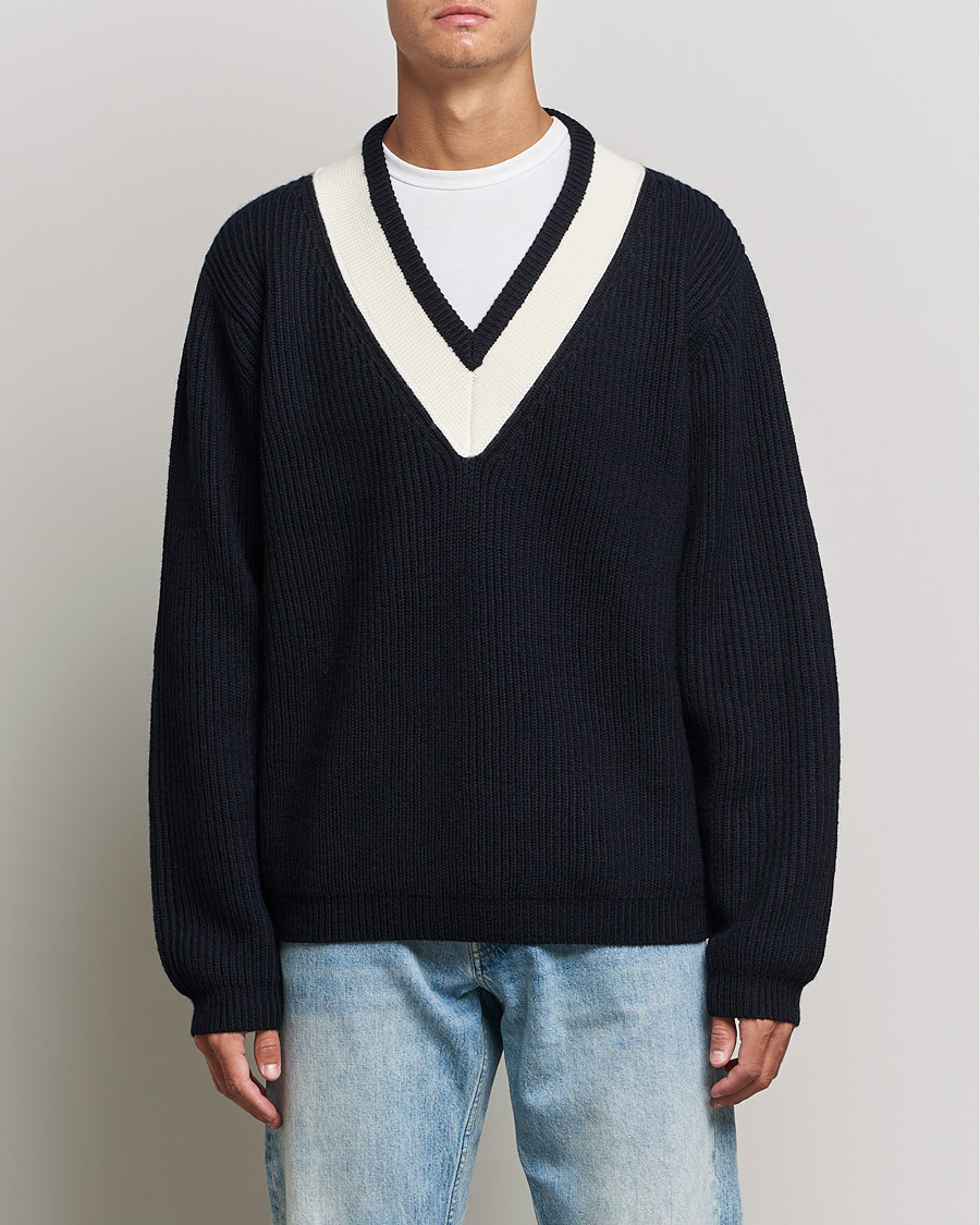 Homme | Pulls Et Tricots | Tiger of Sweden | Puck Wool Sweater Light Ink