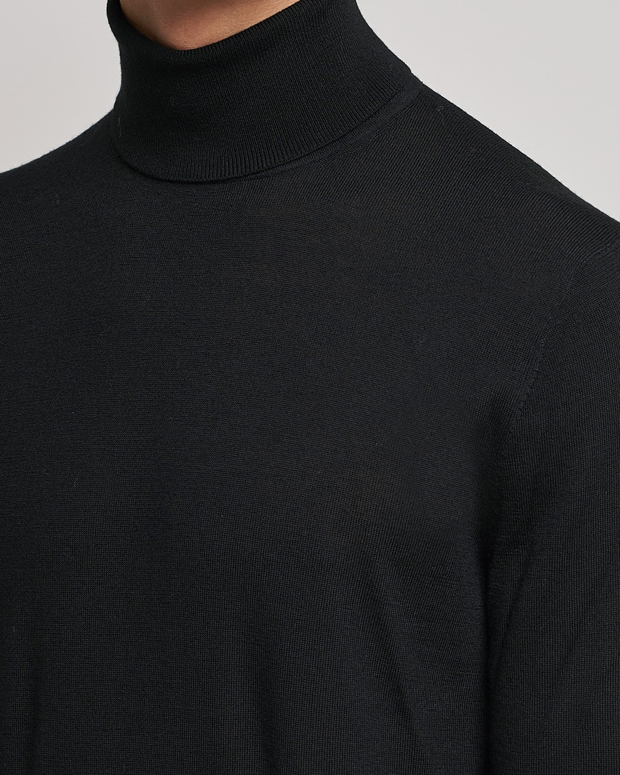 Homme | Pulls Et Tricots | Tiger of Sweden | Neville Extra Fine Merino Polo Black