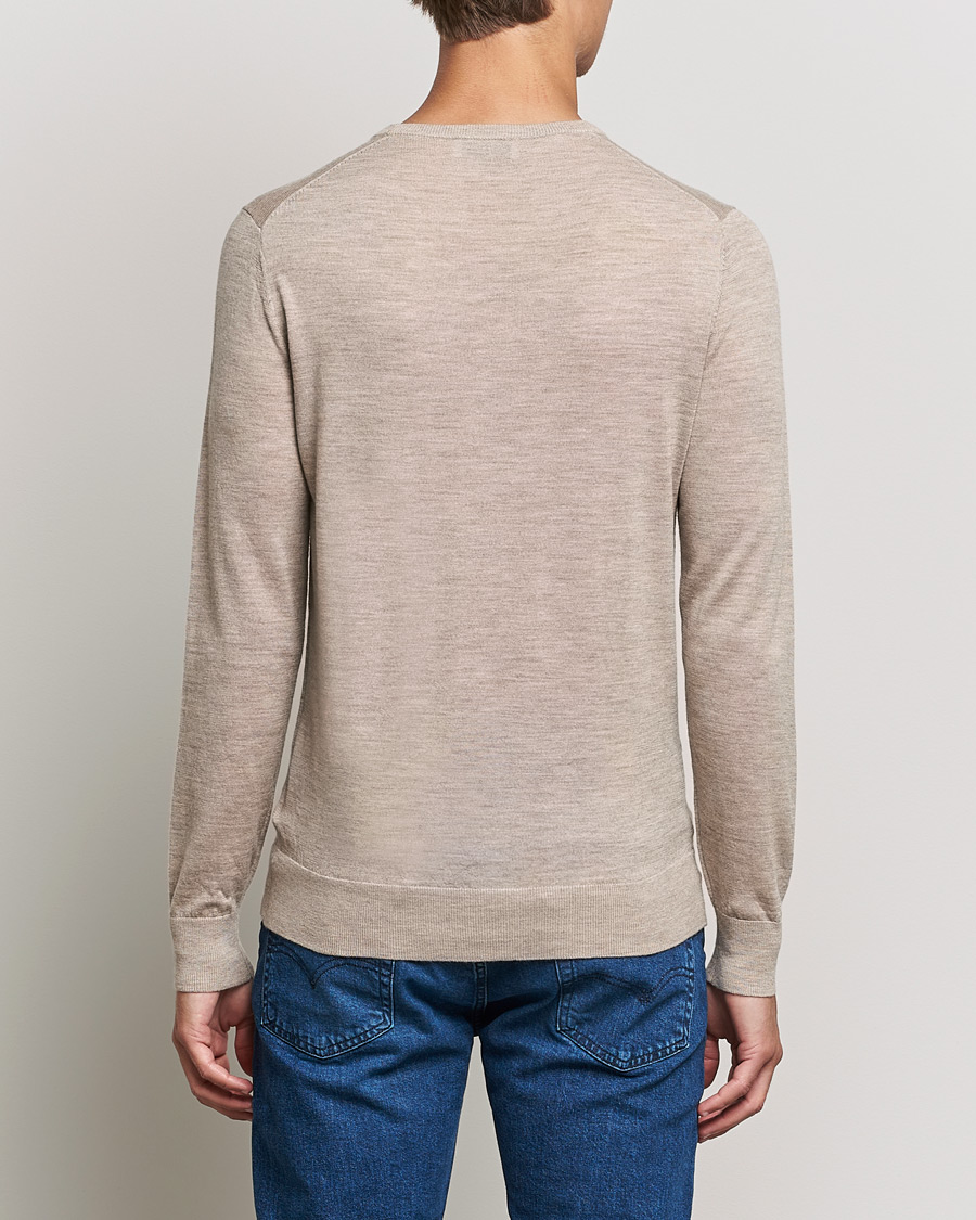 Homme | Pulls Et Tricots | Tiger of Sweden | Nichols Extra Fine Merino Crew Neck Beige Melange