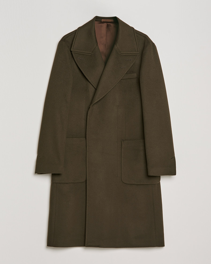Homme | Manteaux Et Vestes | Tiger of Sweden | Jeean Wool Coat Dark Brown