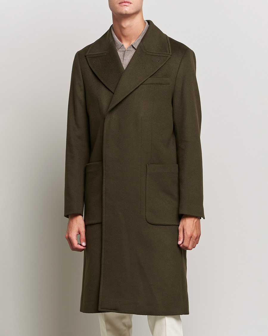 Homme | Manteaux Et Vestes | Tiger of Sweden | Jeean Wool Coat Dark Brown