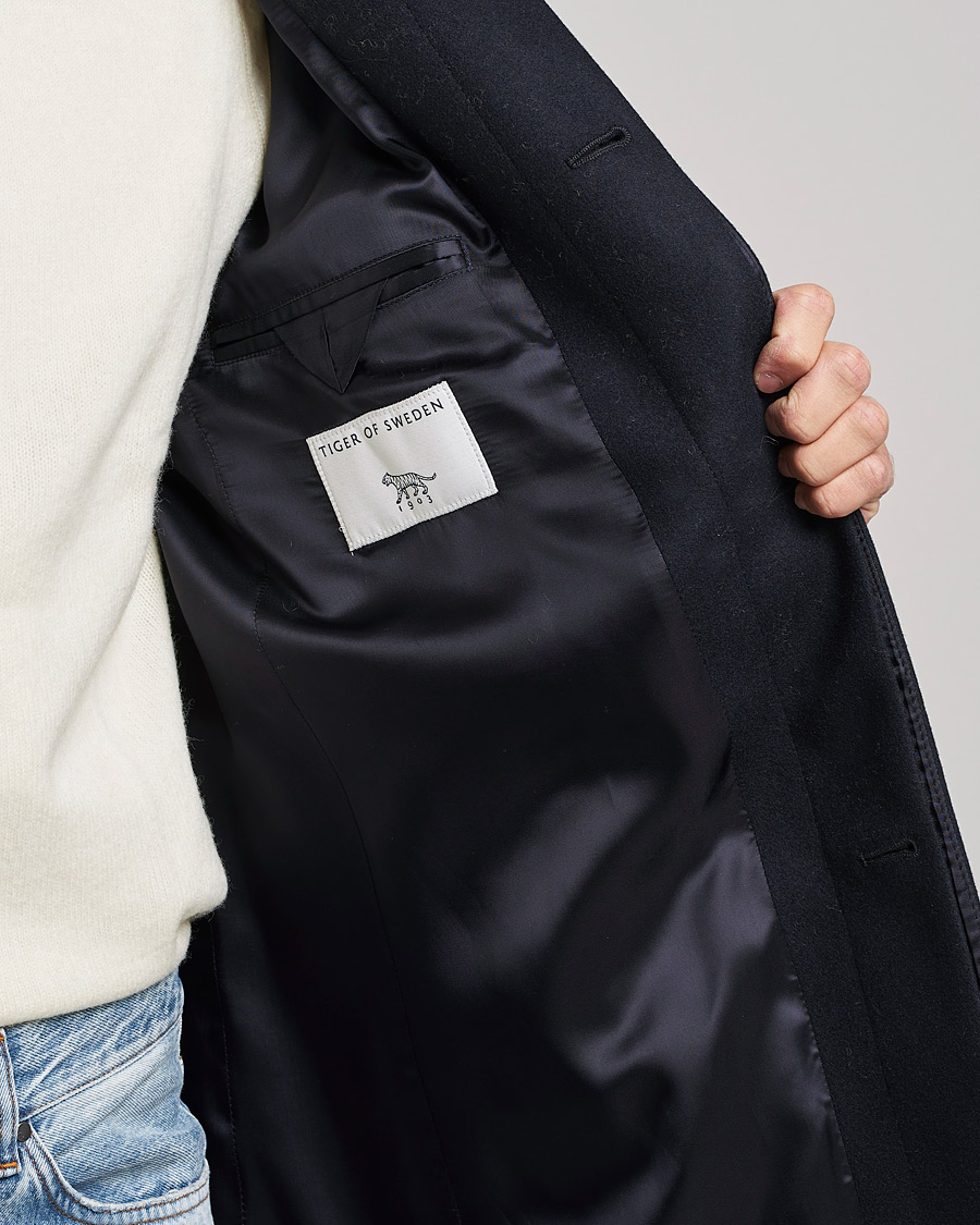Homme | Manteaux Et Vestes | Tiger of Sweden | Aleric Wool Coat Light Ink