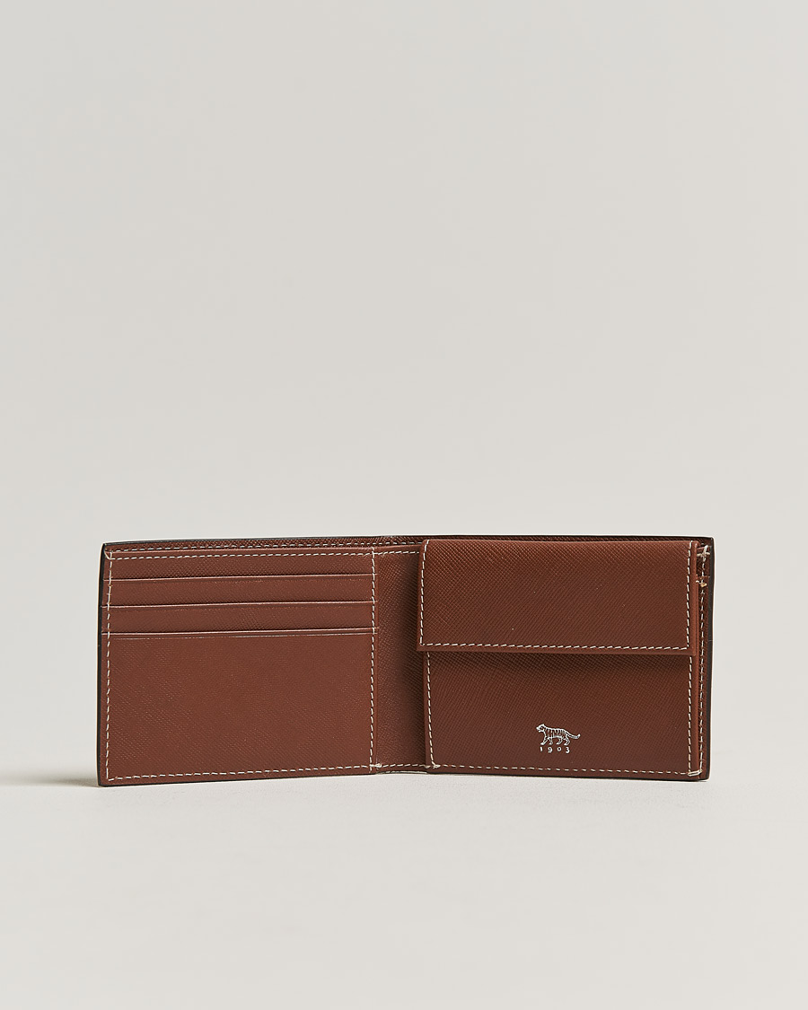 Homme | Tiger of Sweden Wivalius Leather Card Holder Light Brown | Tiger of Sweden | Wivalius Leather Card Holder Light Brown