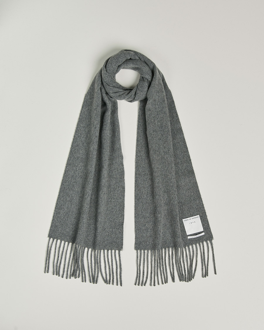Homme | Tiger of Sweden Sylan Wool Scarf Grey Mel | Tiger of Sweden | Sylan Wool Scarf Grey Mel