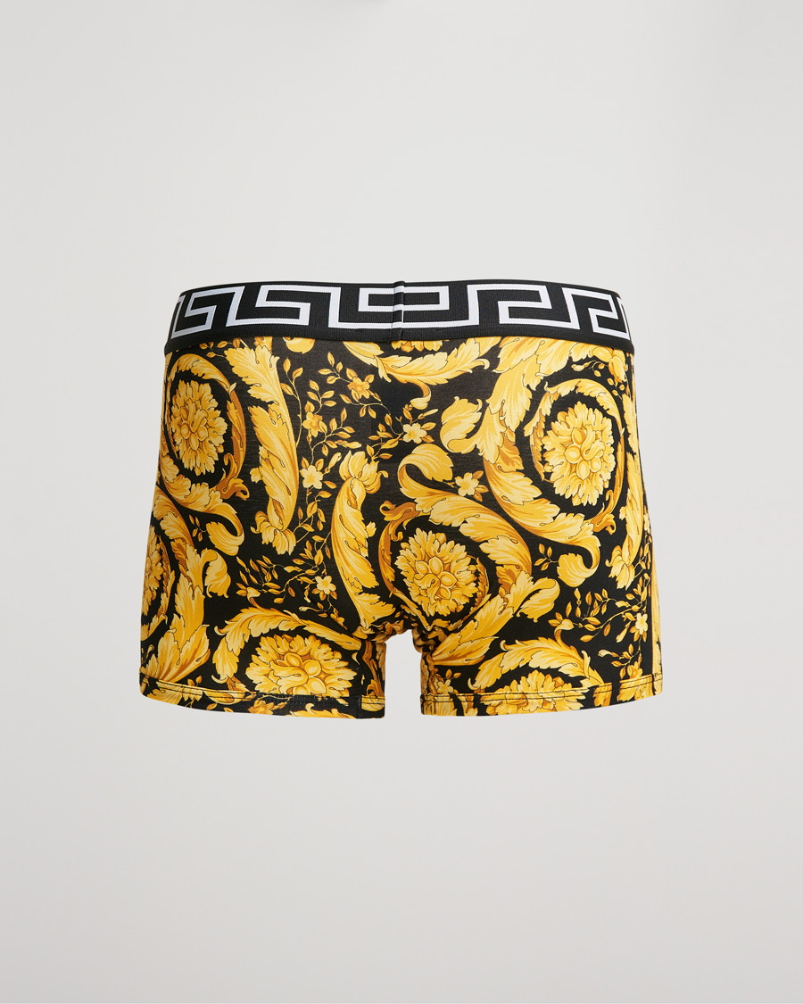 Homme | Sous-Vêtements Et Chaussettes | Versace | Barocco Print Boxer Black/Gold