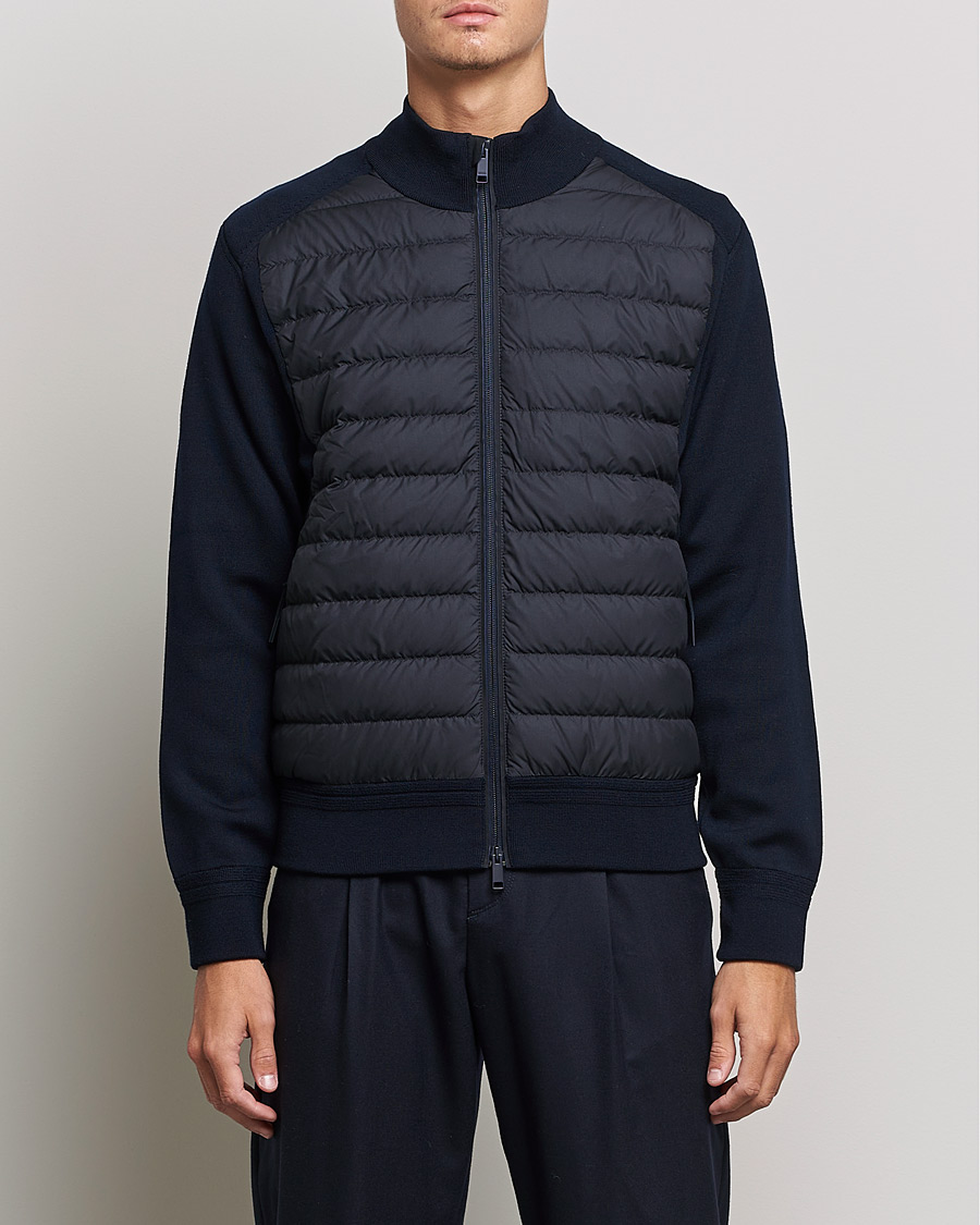 Homme | Manteaux Et Vestes | Zegna | Padded Hybrid Jacket Navy