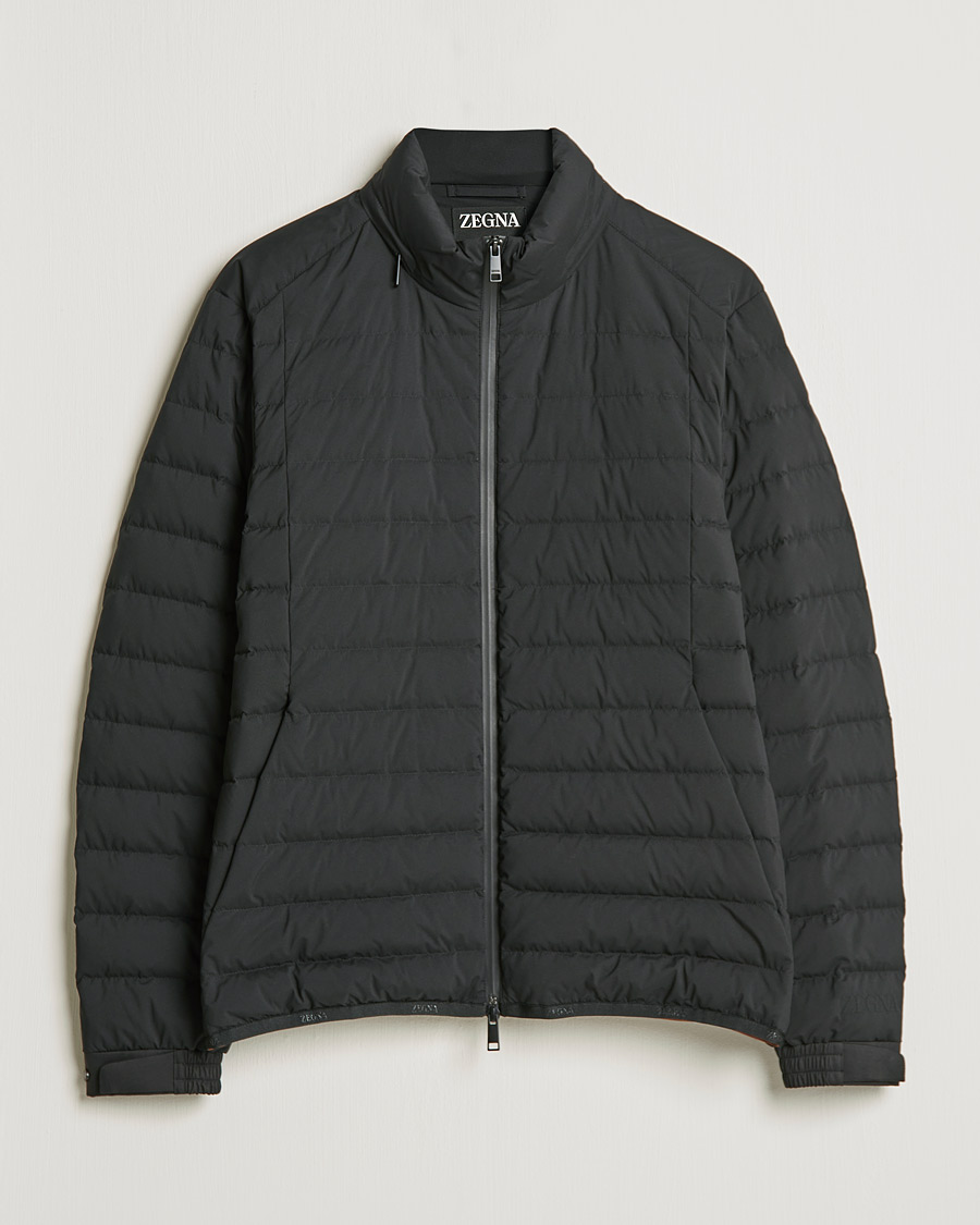 Homme | Manteaux Et Vestes | Zegna | Lightweight Nylon Down Jacket Black