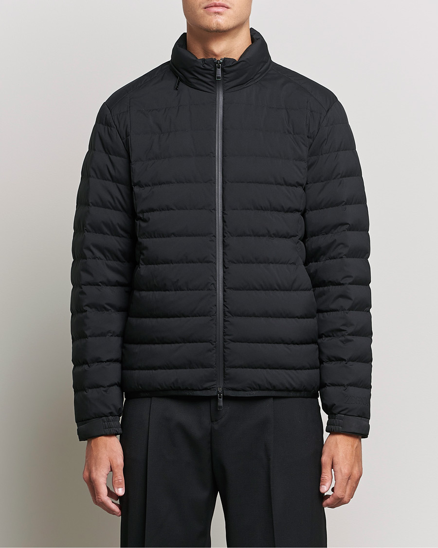 Homme | Manteaux Et Vestes | Zegna | Lightweight Nylon Down Jacket Black