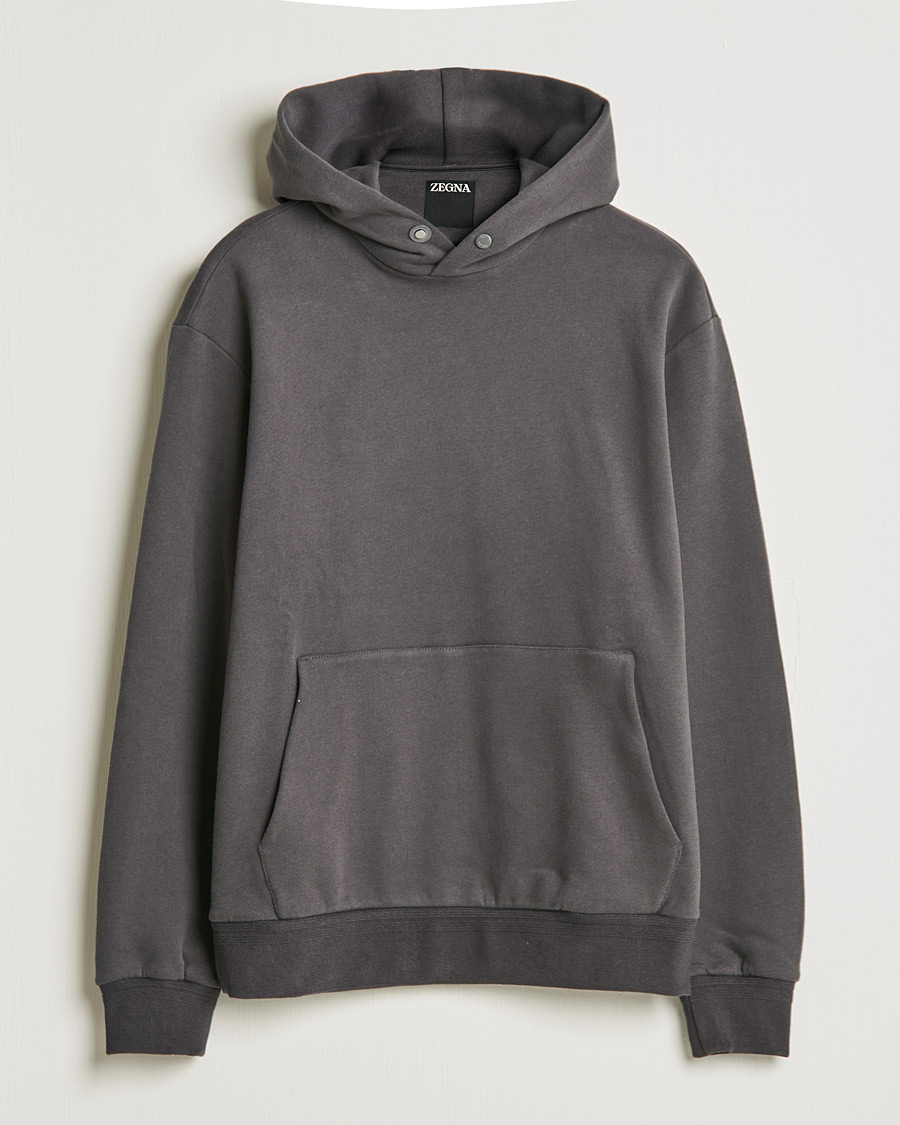 Homme | Pulls Et Tricots | Zegna | Cotton/Cashmere Hoodie Heather Grey