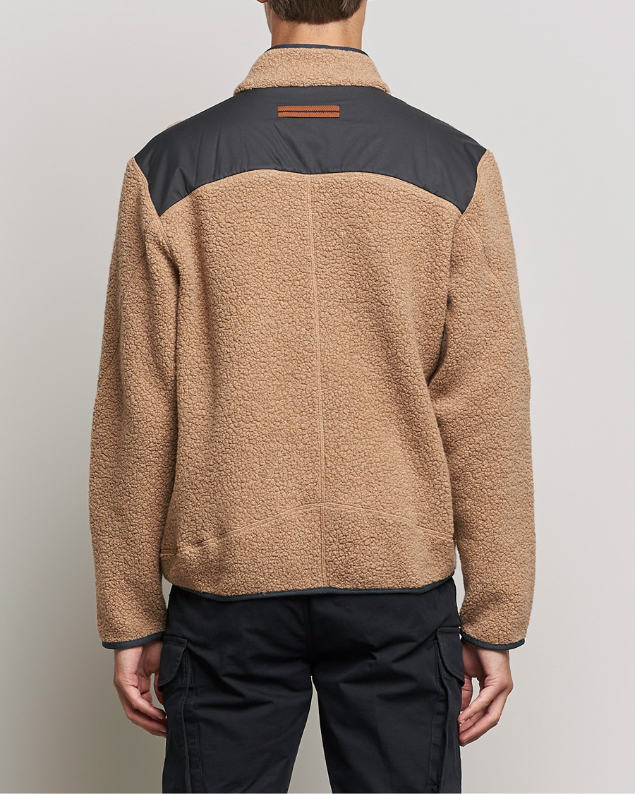 Homme | Pulls Et Tricots | Zegna | Camel Fleece Full Zip Brown