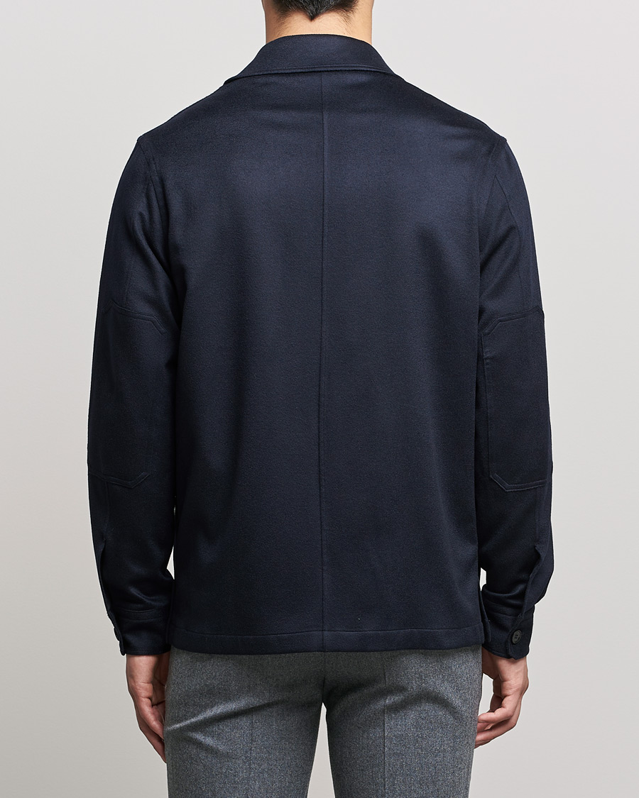 Homme | Chemises | Zegna | Oasi Cashmere Overshirt Navy